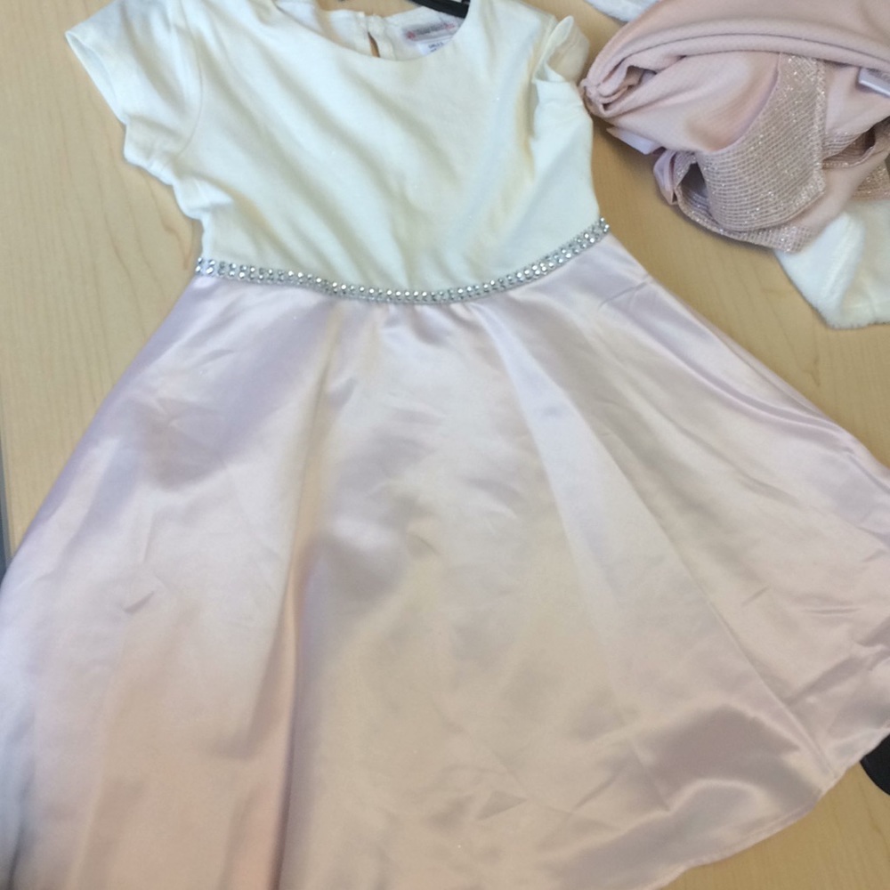 Sweet heart rose girl’s dress and coat set size 5 - Picture 2 of 5